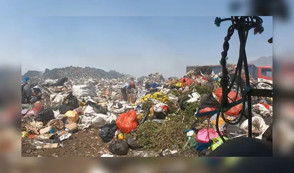 El botadero 'El Milagro' fue declarado en estado de emergencia debido a su alta contaminación. Foto: captura de Dilo Nomás/Youtube El botadero 'El Milagro' fue declarado en estado de emergencia debido a su alta contaminación. Foto: captura de Dilo Nomás/Youtube