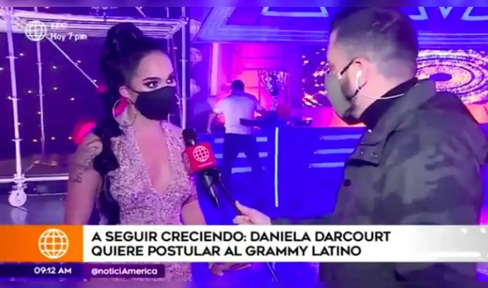 La engreída de Tito Nieves reveló que prepara grandes novedades para sus fanáticos y que se siente esperanzada de poder tener éxito. | Foto: Captura América TV La engreída de Tito Nieves reveló que prepara grandes novedades para sus fanáticos y que se siente esperanzada de poder tener éxito. | Foto: Captura América TV