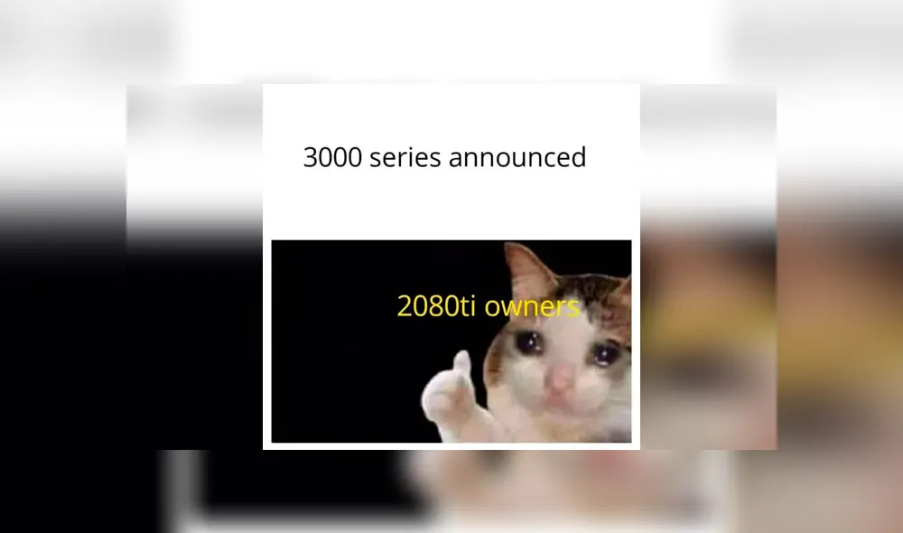 "anunciada 3000 series. Los dueños de la 2080 Ti".