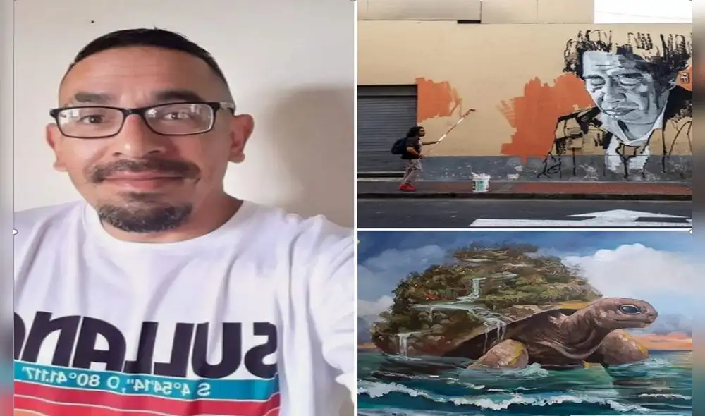 Reconocido muralista es víctima de la delincuencia en Lima. Foto: El Chilalo Noticias. Reconocido muralista es víctima de la delincuencia en Lima. Foto: El Chilalo Noticias.