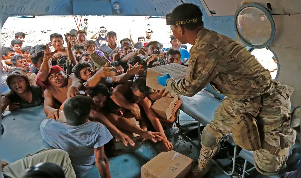 Piura: descontrol durante rescate de pobladores aislados en Catacaos [VIDEO]
