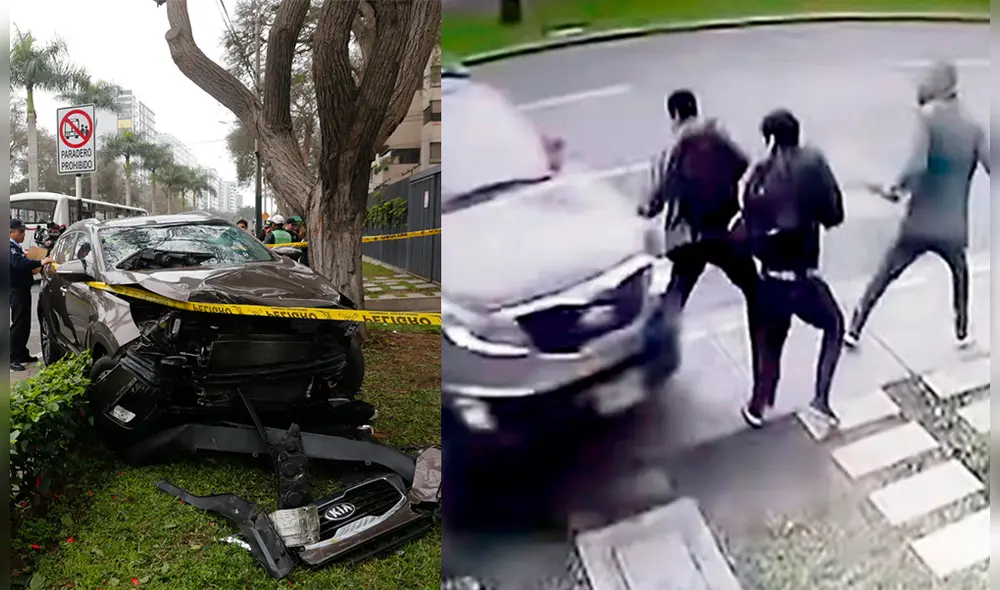 La versión brindada por la conductora del vehículo no coincide con el informe policial.