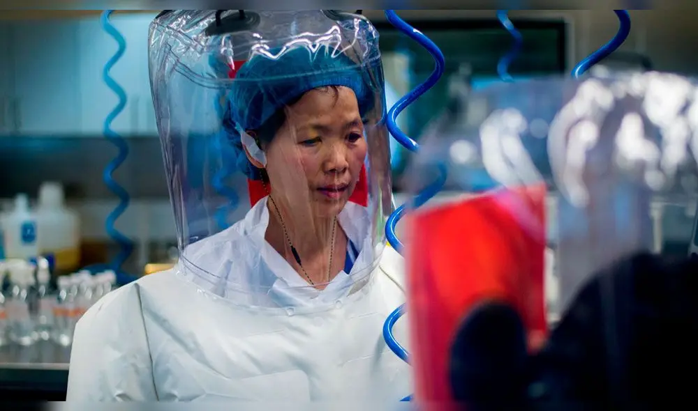 Shi Zhengli dentro del laboratorio P4 en Wuhan, capital de la provincia china de Hubei. Foto: AFP