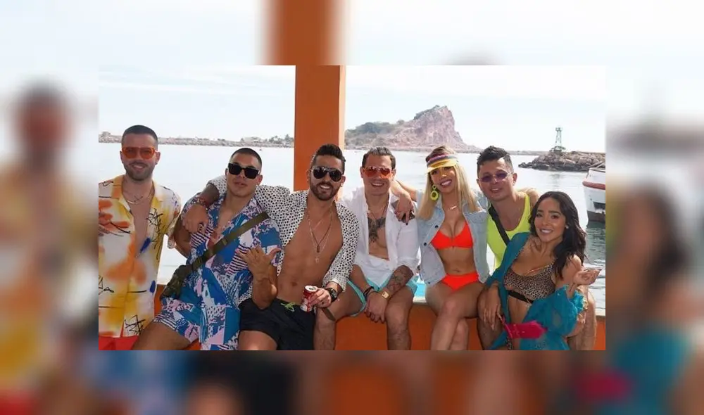 Al ver que una de las participantes fue arrojada a la piscina, los demás se alarmaron. (Foto: Instagram)