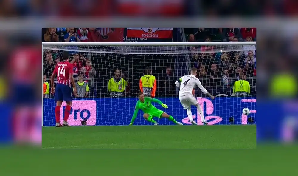 Real Madrid vs Atlético de Madrid: Sergio Ramos anota de penal el 2-1 [VIDEO]