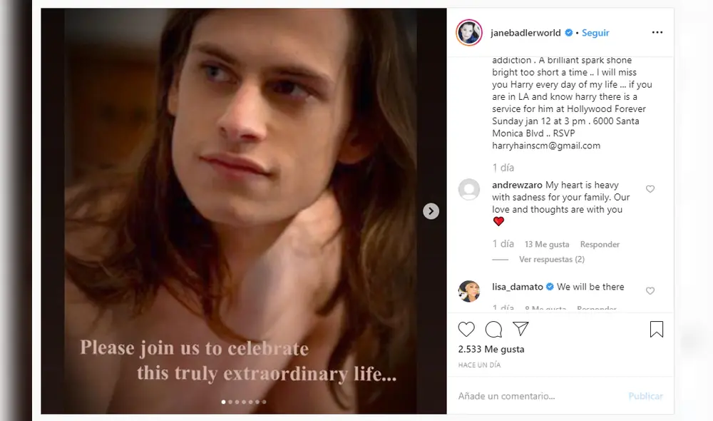 Falleció Harry Hains, actor de ‘American Horror Story’ y ‘The OA’