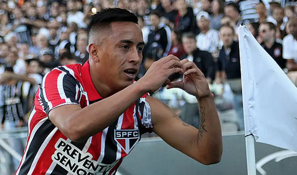 Christian Cueva tuvo picos de gran rendimiento en Sao Paulo que le permitieron llegar a Europa. Foto: Sao Paulo. Christian Cueva tuvo picos de gran rendimiento en Sao Paulo que le permitieron llegar a Europa. Foto: Sao Paulo.