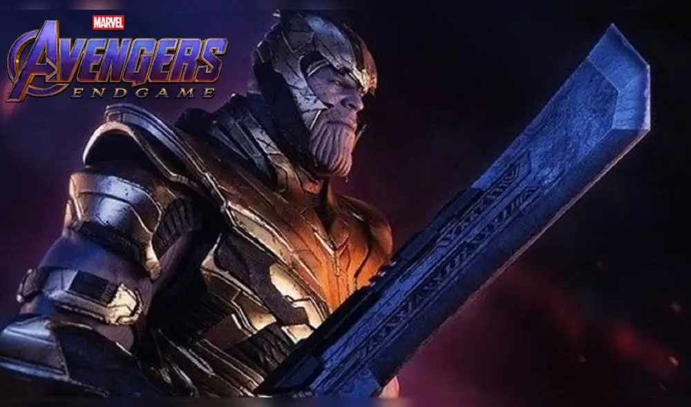 Avengers: Endgame: Revelan de qué está compuesta la espada de Thanos