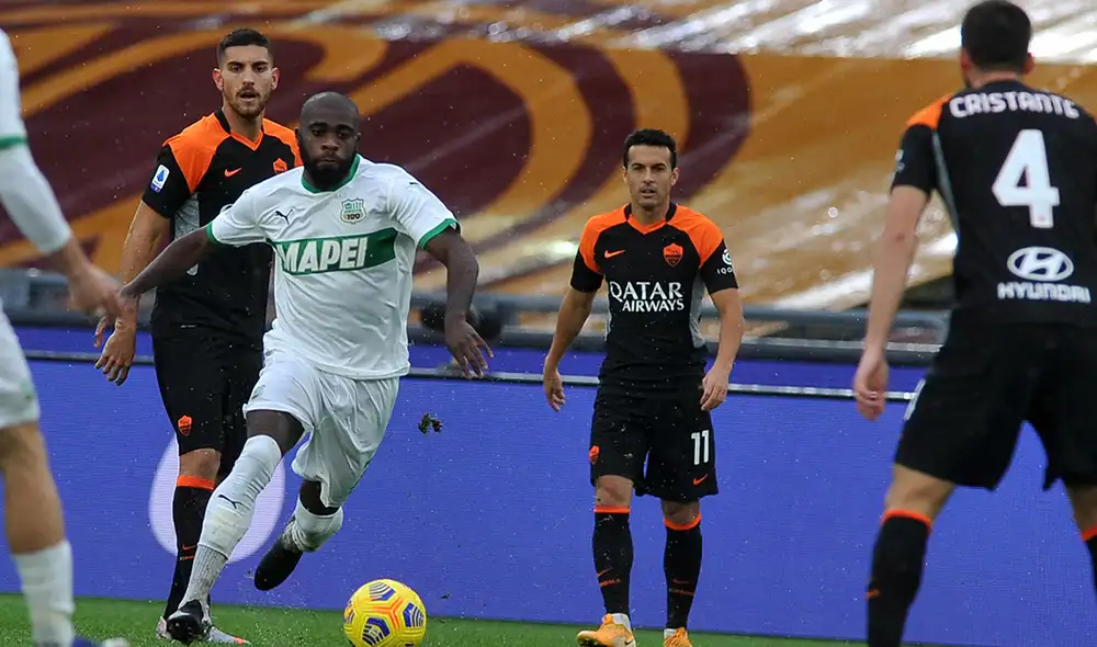 Sassuolo empató 0-0 contra la Roma la fecha pasada. Foto: Twitter Sassuolo