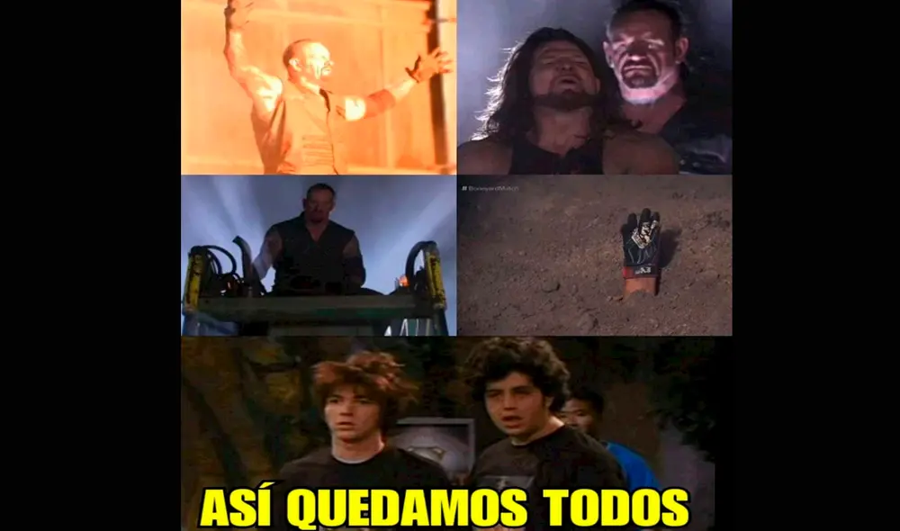 The Undertaker y AJ Styles son protagonistas de los divertidos memes de la primera parte de WWE WrestleMania 36. | Foto: Facebook