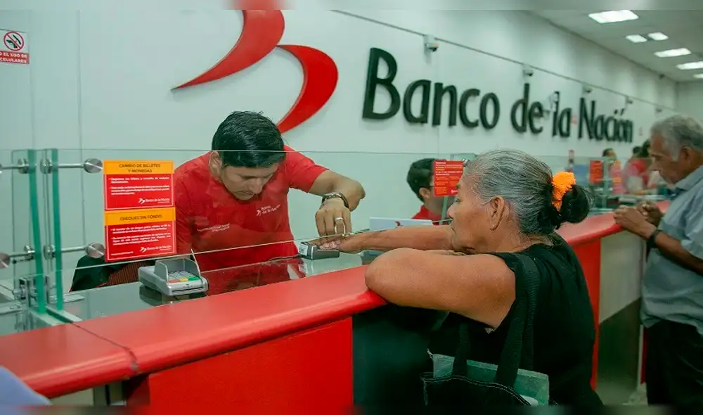 Banco de la Nación atenderá este domingo a beneficiarios de Pensión 65