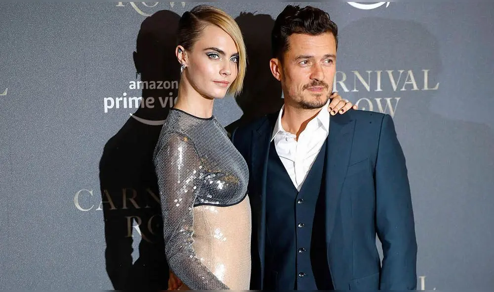 Orlando Bloom y Cara Delevingne estelarizan la nueva serie"Carnival Bloom".