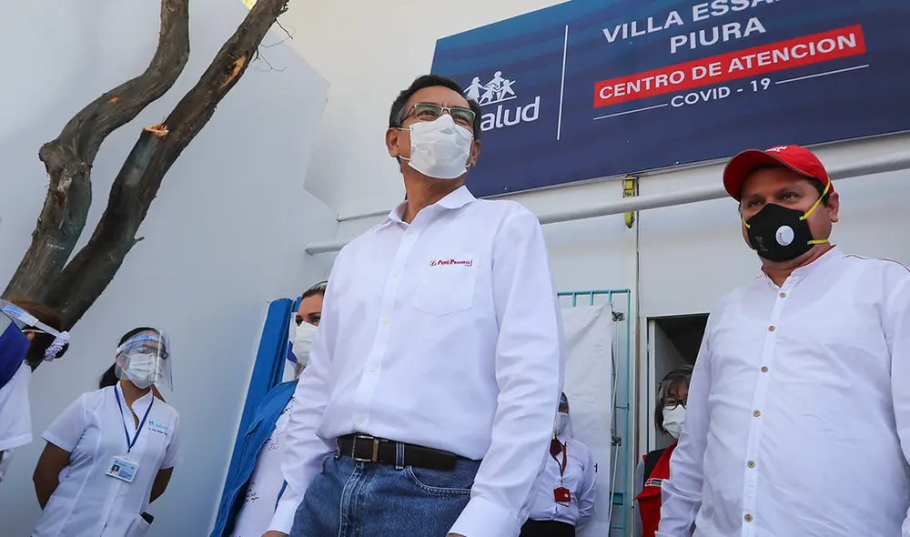 Martín Vizcarra hizo entrega de la Villa Piura en el hospital Cayetano Heredia II. Foto: Presidencia.