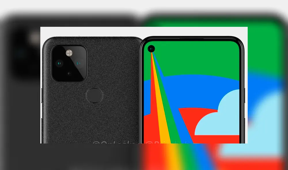 Así luciría el Google Pixel 5. Foto: Onleaks.