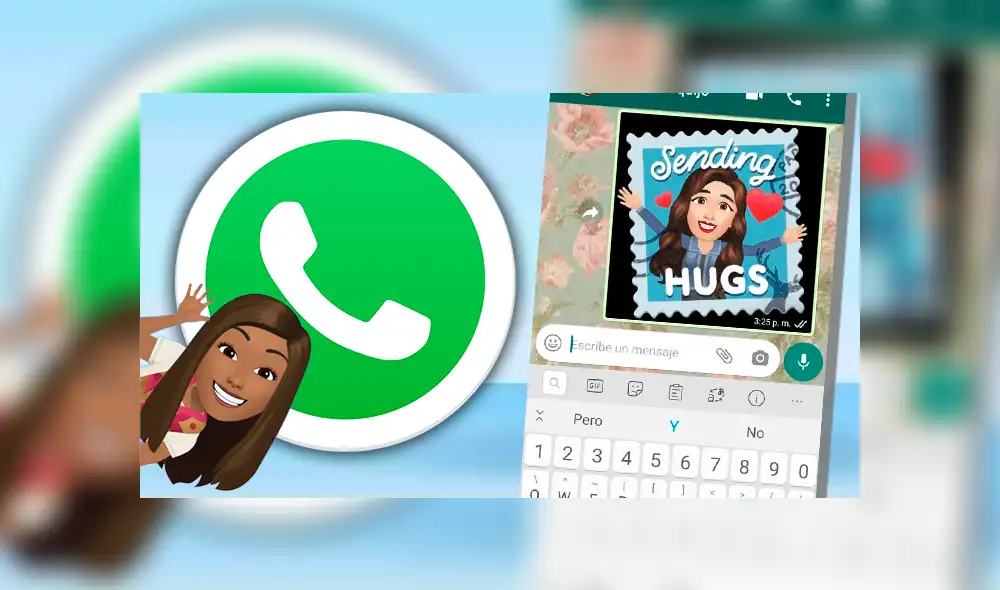 Convierte tus divertidos avatares basados en ti mismo a stickers para compartirlos por WhatsApp.