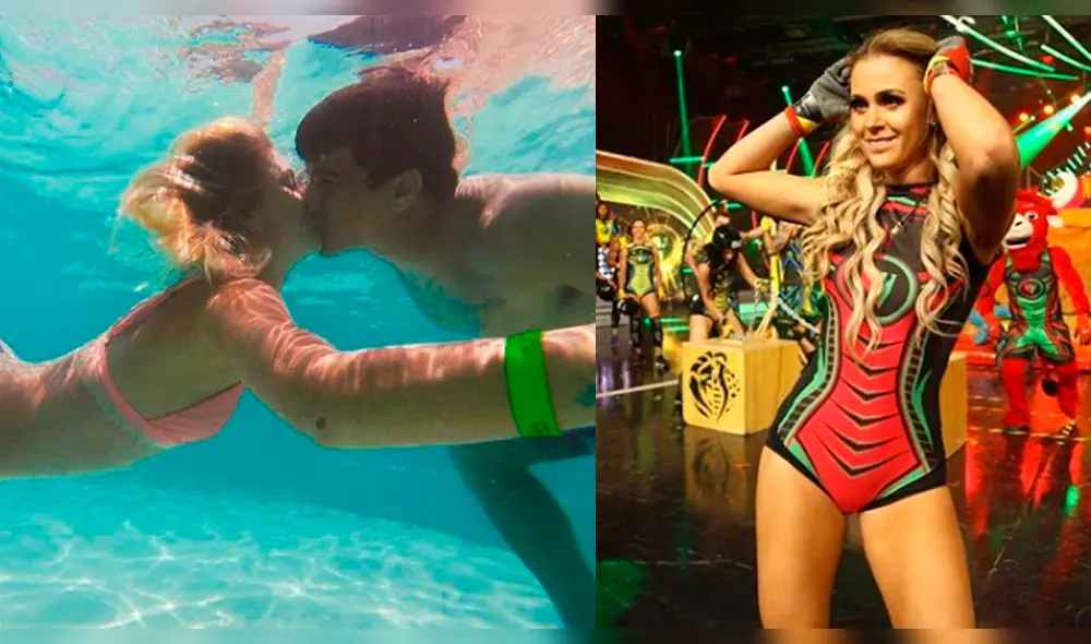 Esto es guerra: Ducelia feliz y enamorada de deportista [FOTOS]