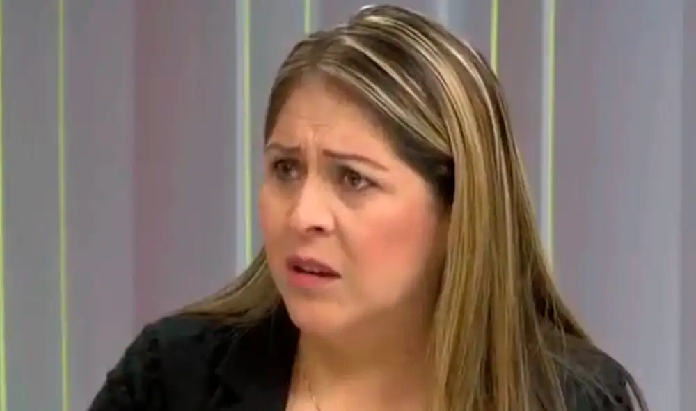 Yeni Vilcatoma al defenderse de las declaraciones de 'Goro'. Foto: captura Yeni Vilcatoma al defenderse de las declaraciones de 'Goro'. Foto: captura