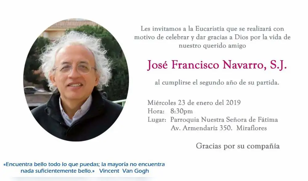 Homenaje al maestro jesuita José Francisco Navarro, S.J. Homenaje al maestro jesuita José Francisco Navarro, S.J.