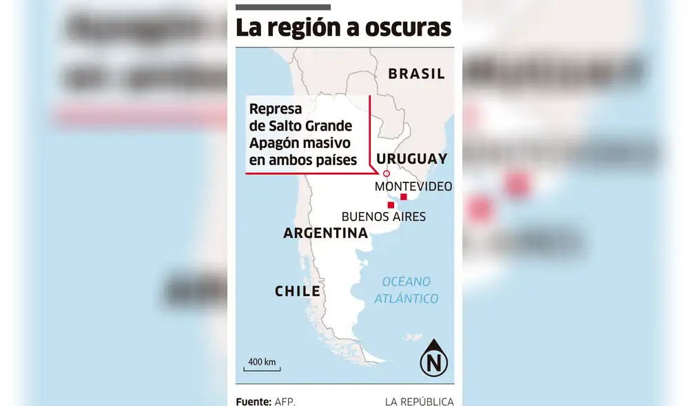 La región a oscuras [INFOGRAFÍA]