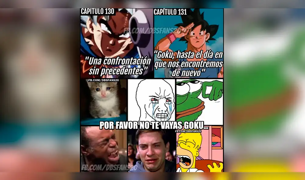 Dragon Ball Super 131: Memes del último capítulo arrasan en Facebook Dragon Ball Super 131: Memes del último capítulo arrasan en Facebook