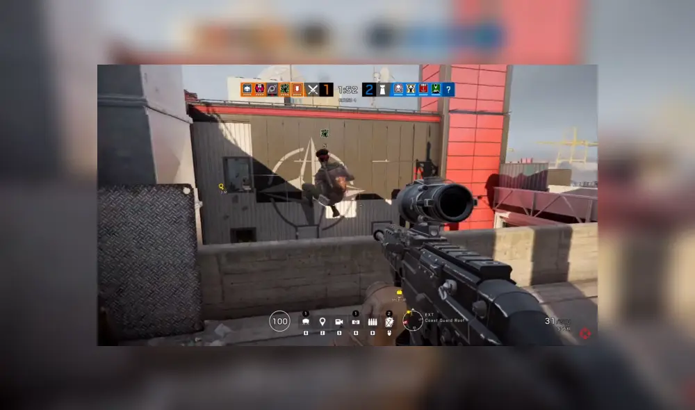 Así juega la operadora peruana Amaru en Rainbow Six Siege.
