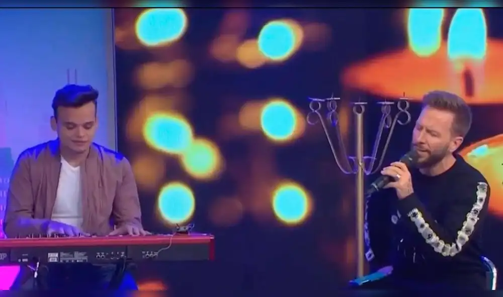 Janet Barboza se emociona por escuchar en vivo a Noel Schajris