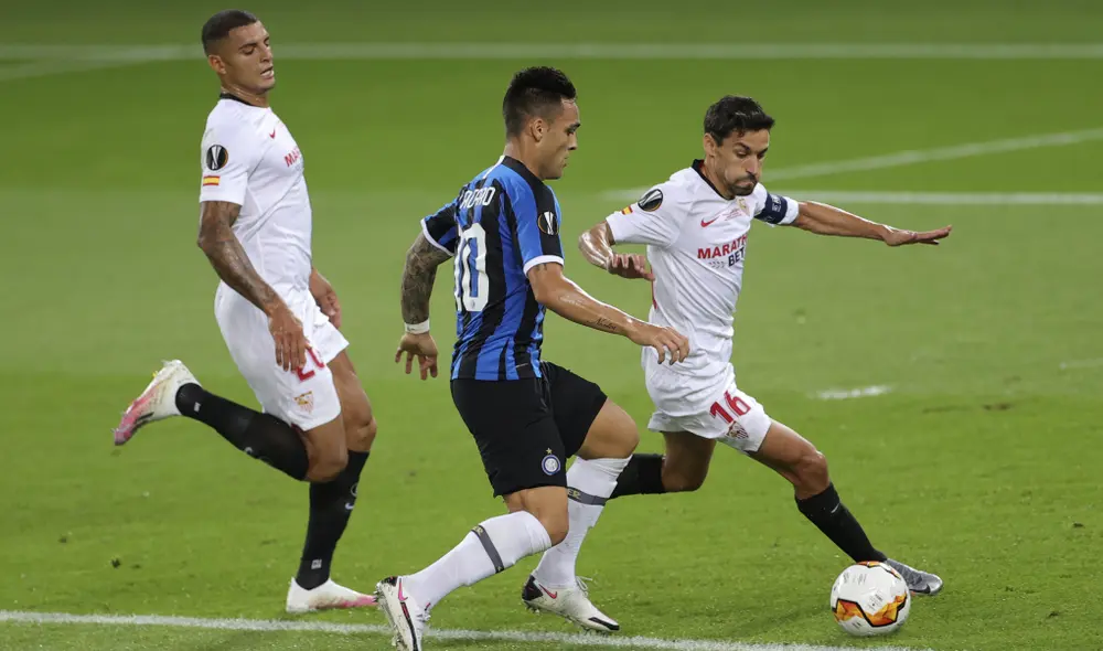 Lukaku abrió el marcador para el Inter. (Créditos: AFP)