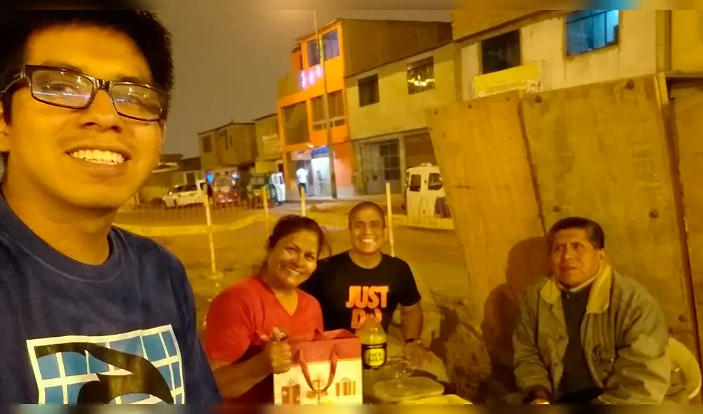 Una familia realizó tierno gesto con su padre que trabajó en Navidad