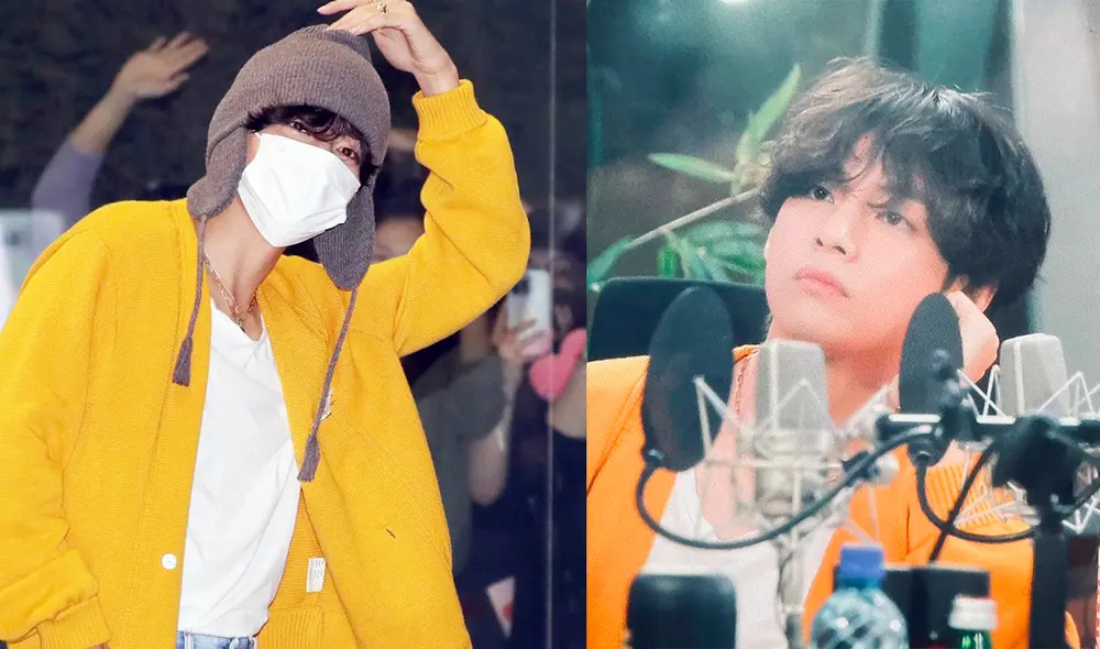 V en "Starry night": así lucía en el programa de este martes. Foto: starnews/fansite V en "Starry night": así lucía en el programa de este martes. Foto: starnews/fansite