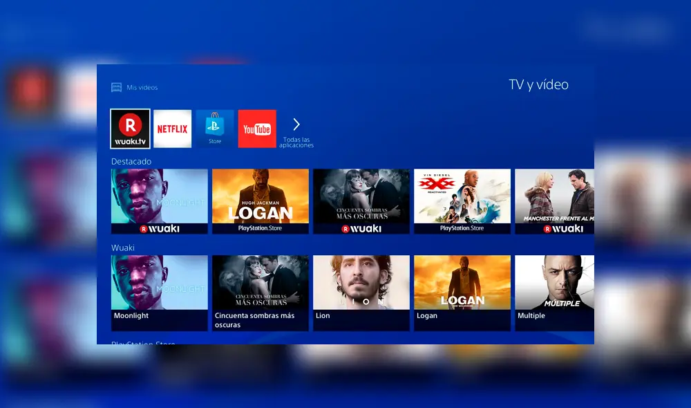 Las películas y series podrán correr en 4K solo en las consolas PlayStation 4 Pro. Las películas y series podrán correr en 4K solo en las consolas PlayStation 4 Pro.