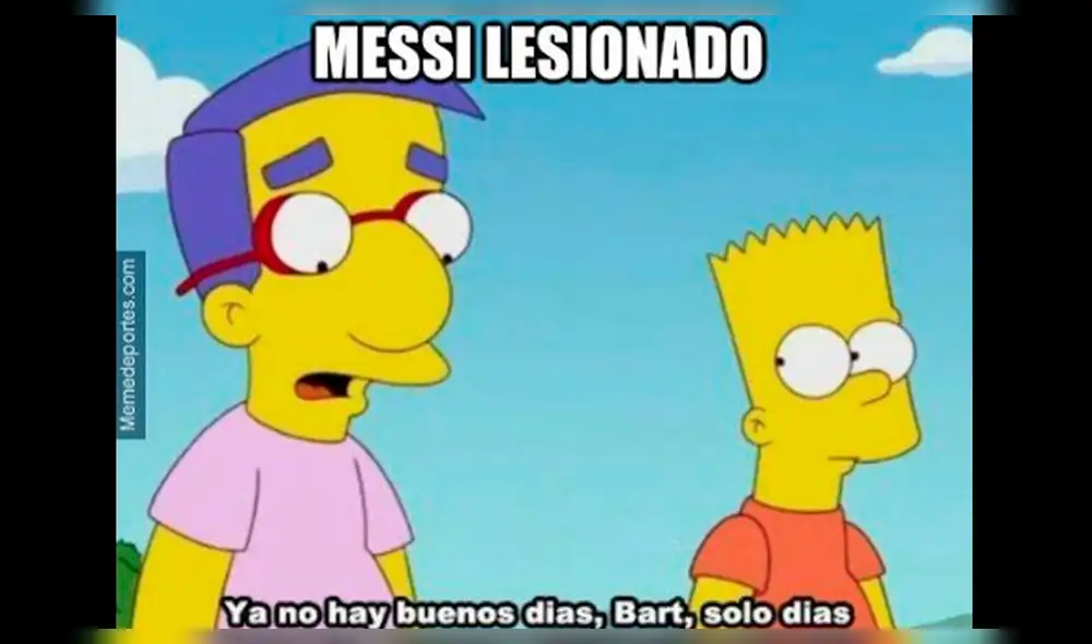 Facebook: lesión de Lionel Messi desató curiosos memes en las redes [FOTOS]