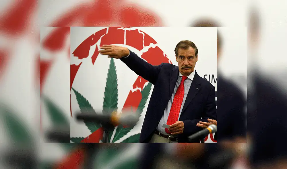 Vicente Fox a favor de legalización de la marihuana en México