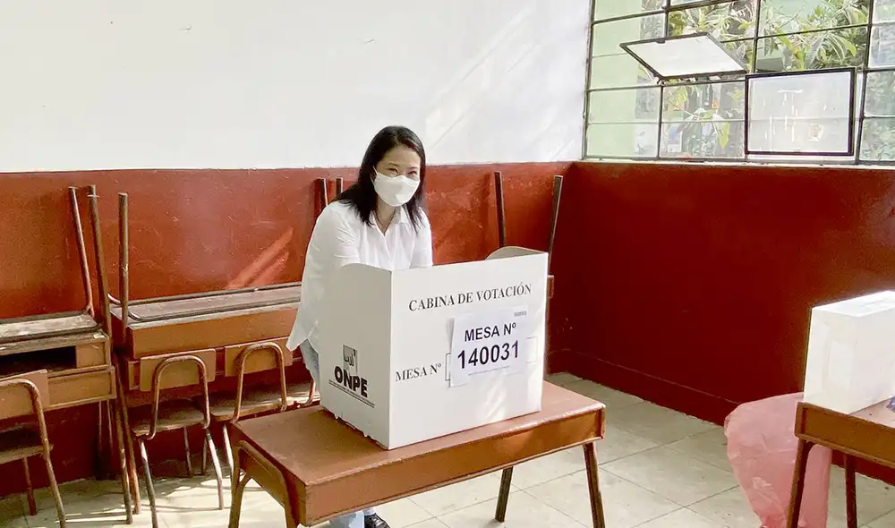Naranja. Keiko Fujimori postula por tercera vez a la presidencia. Foto: difusión Naranja. Keiko Fujimori postula por tercera vez a la presidencia. Foto: difusión