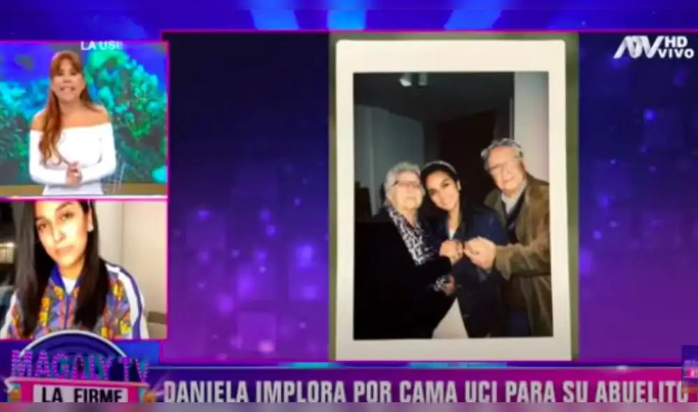 “Yo tengo un padre de 90 años y toda mi familia está unida tratando de cuidarlo y no verlo porque tenemos mucho miedo que se contagie de COVID”, comentó.| Foto: Captura ATV “Yo tengo un padre de 90 años y toda mi familia está unida tratando de cuidarlo y no verlo porque tenemos mucho miedo que se contagie de COVID”, comentó.| Foto: Captura ATV