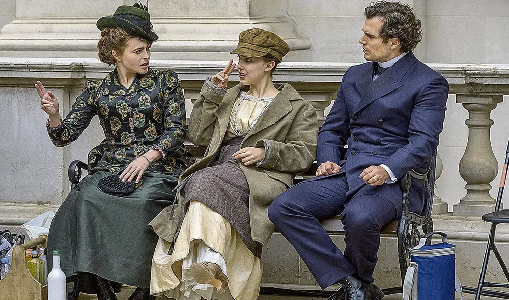Con Sherlock Holmes. Actrices junto a Henry Cavill.