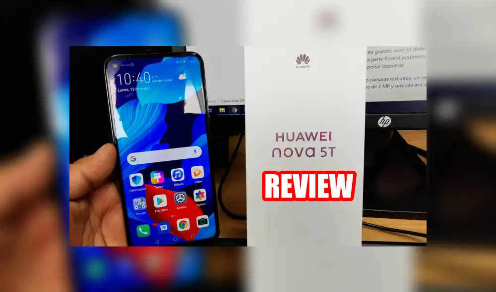 Probamos el Huawei Nova 5T por algunas semanas y en esta reseña revelamos lo positivo y negativo de este nuevo smartphone. Foto: Juan José López Cuya.