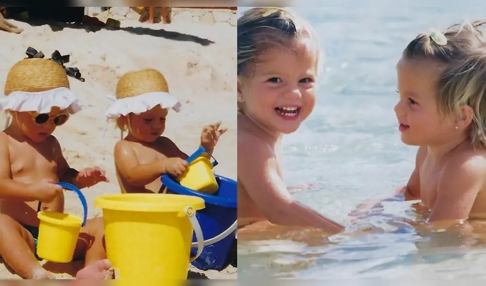 Las gemelas Victoria y Cristina Iglesias festejan su cumpleaños compartiendo imágenes de su infancia. (Foto: Instagram)