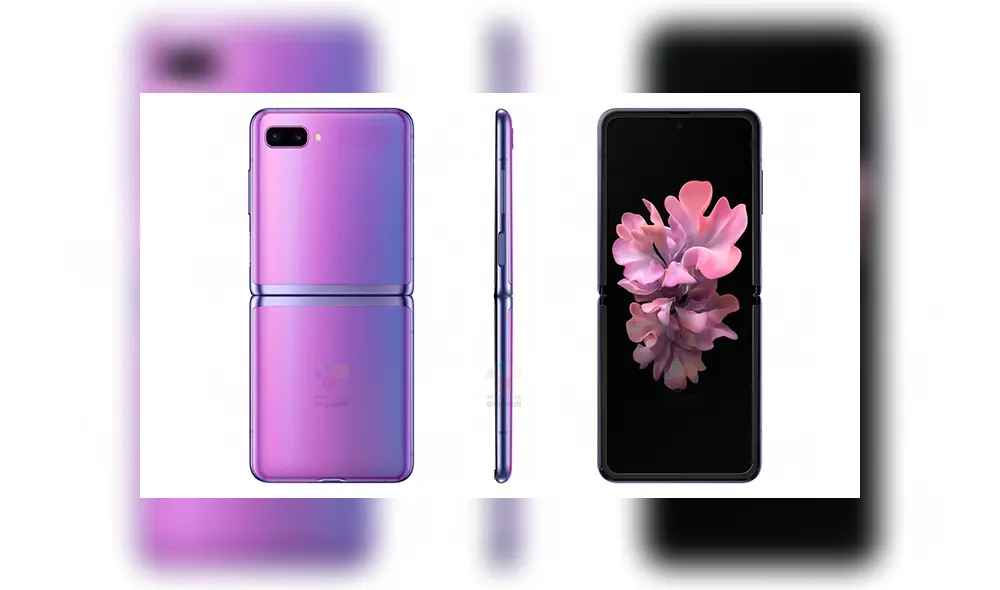 A diferencia del Galaxy Fold, el nuevo Galaxy Z Flip se plegará de forma horizontal para hacerse más compacto.
