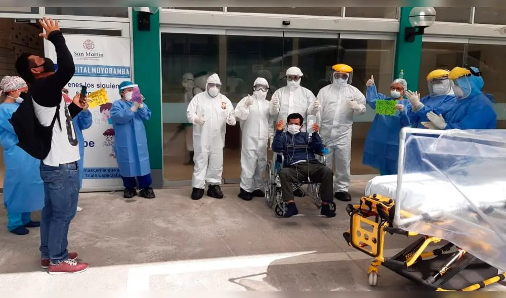 Paciente vence el coronavirus en Moyobamba Paciente vence el coronavirus en Moyobamba