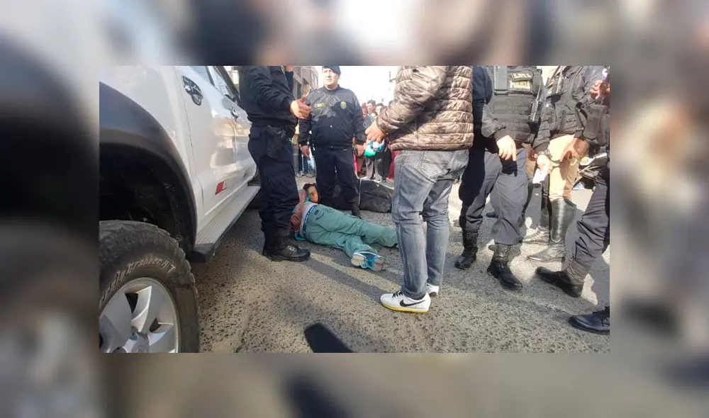 Comas: frustran secuestro de empresarios y recuperan camioneta tras intensa persecución [VIDEO]