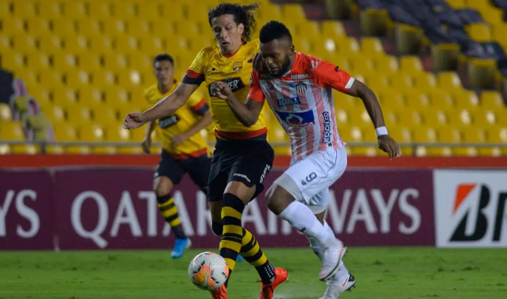 Junior y Barcelona SC se enfrentan por la fecha 5 del grupo A de la Copa Libertadores 2020. | Foto: EFE