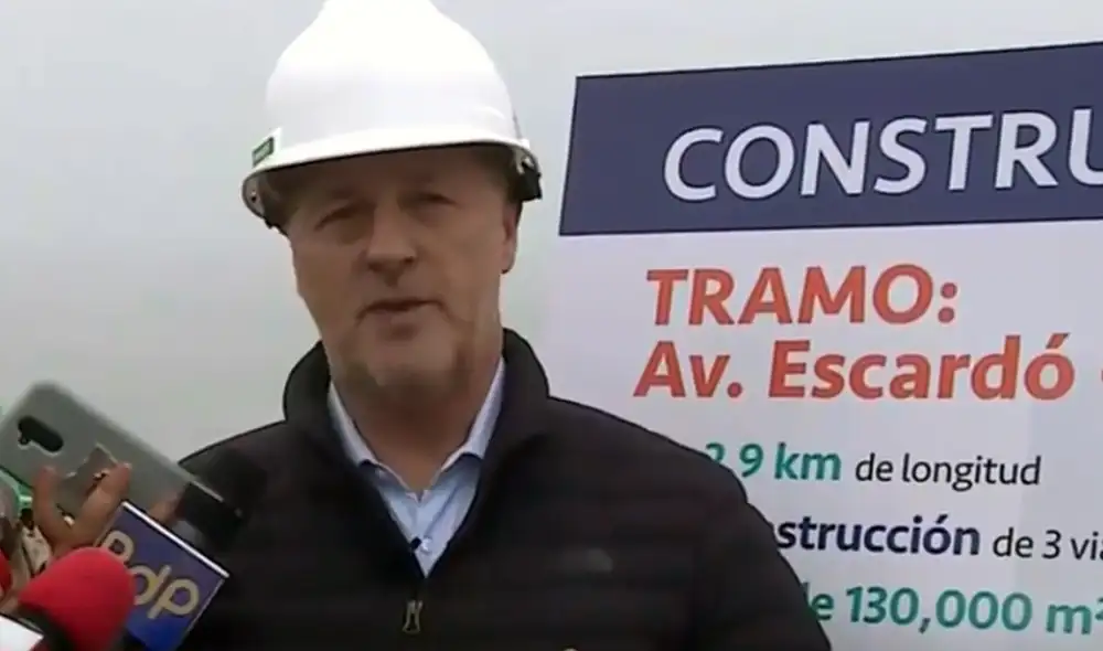 Las declaraciones fueron brindadas durante la supervisión de la construcción de la avenida Costa Verde. Las declaraciones fueron brindadas durante la supervisión de la construcción de la avenida Costa Verde.