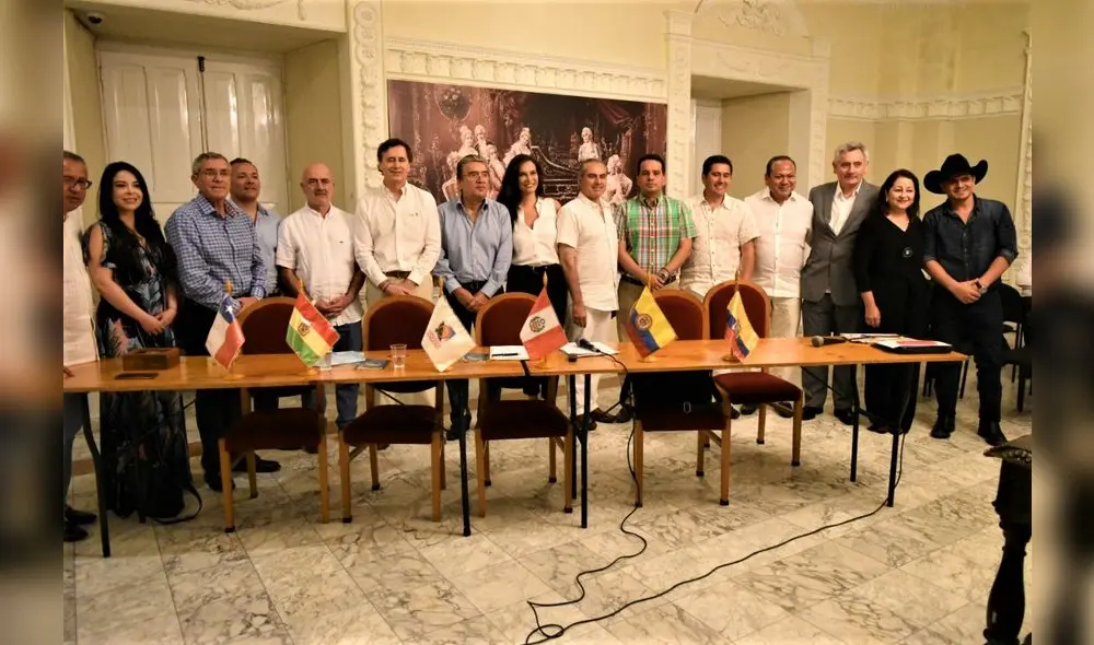 Integrantes del Parlamento Andino, en Colombia. Foto: Difusión. Integrantes del Parlamento Andino, en Colombia. Foto: Difusión.