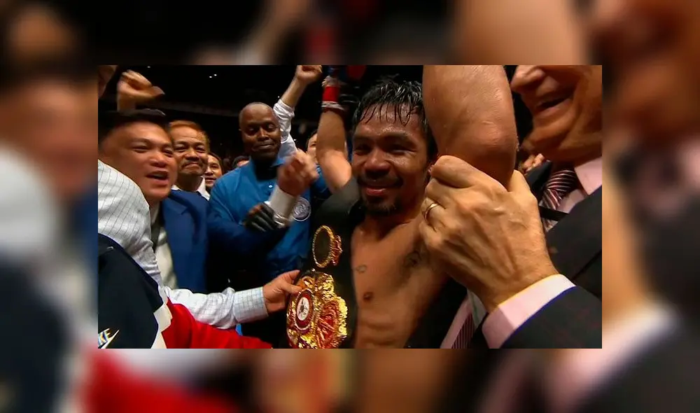 ¡Nuevo campeón! Pacquiao noqueó a Matthysse y logra el título de peso welter AMB ¡Nuevo campeón! Pacquiao noqueó a Matthysse y logra el título de peso welter AMB