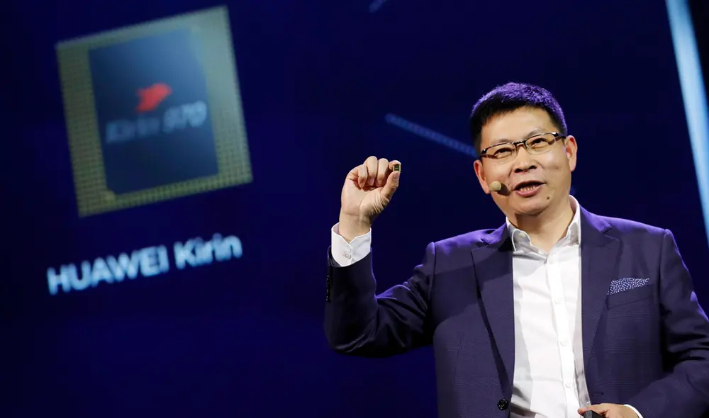 Richard Yu, CEO de Huawei, anuncia que el Mate 40 será el último teléfono Huawei que contará con procesadores Kirin. | Foto: Felipe Trueba / EFE