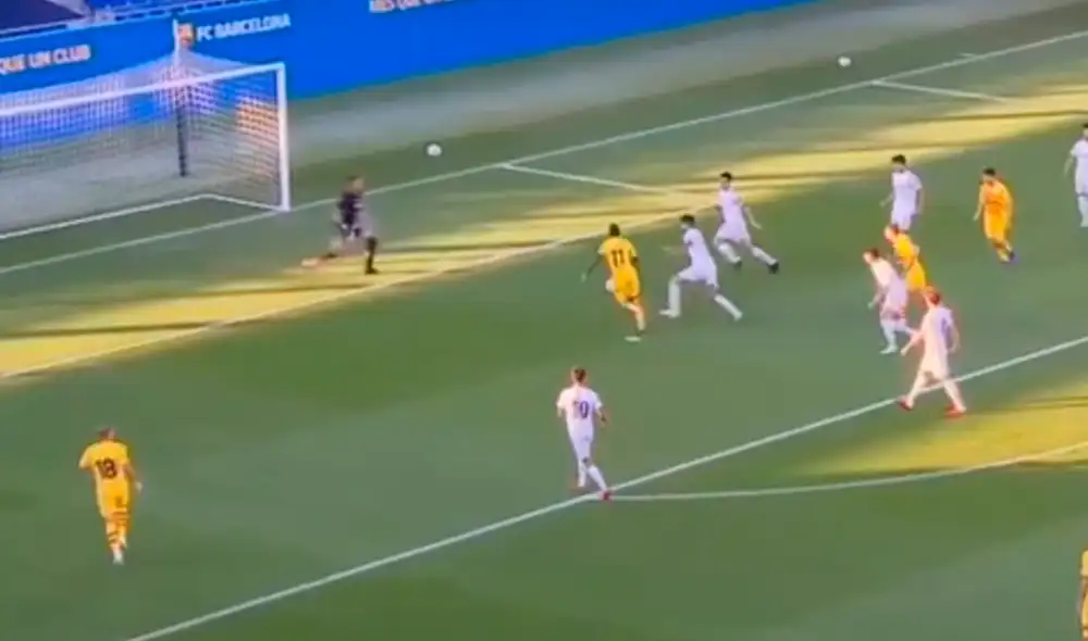 Ousmane Dembéle anotó el primer gol del FC Barcelona en la era Ronald Koeman. (FOTO: Captura). Ousmane Dembéle anotó el primer gol del FC Barcelona en la era Ronald Koeman. (FOTO: Captura).