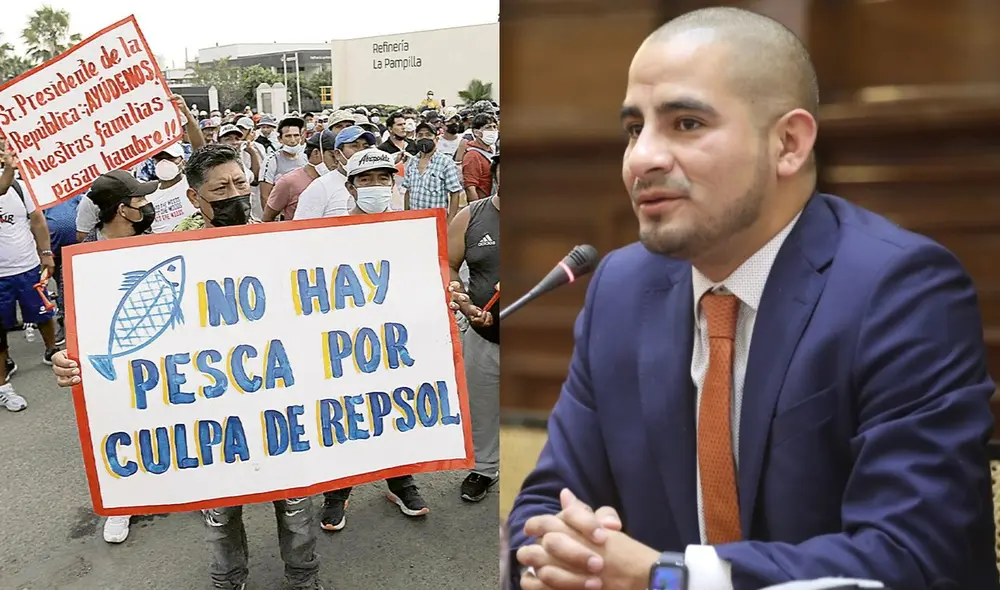 El congresista de Fuerza Popular recibió visitas de representantes de Repsol. Foto: composición La República El congresista de Fuerza Popular recibió visitas de representantes de Repsol. Foto: composición La República