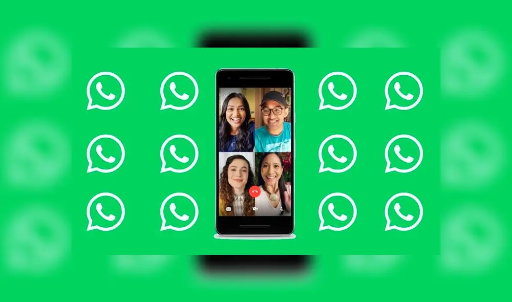 Videollamadas de WhatsApp con hasta 50 personas.