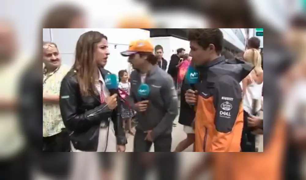 Daniel Ricciardo interrumpió una entrevista a Carlos Sainz para trolearlo de la peor forma.