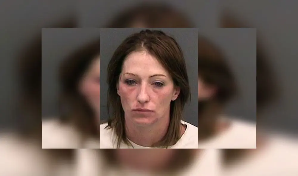 Emily Stallard, de 37 años. Trató de encender la bomba en presencia de su hijo. Fuente: Oficina del Sheriff del condado de Hillsborough.